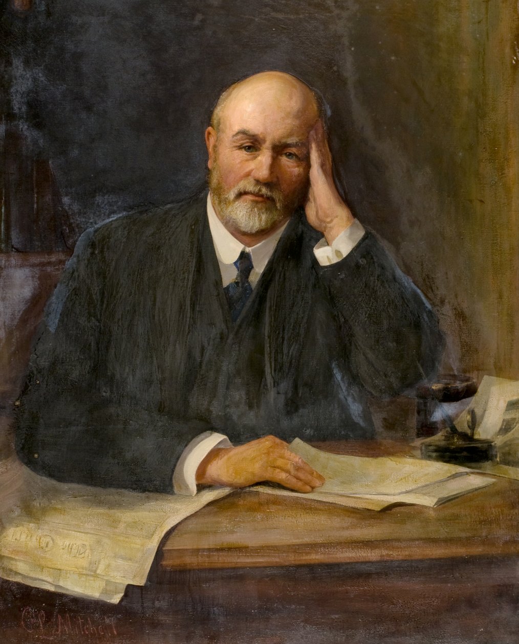 John Mitchell portréja alkotó: Charles Louis Mitchell