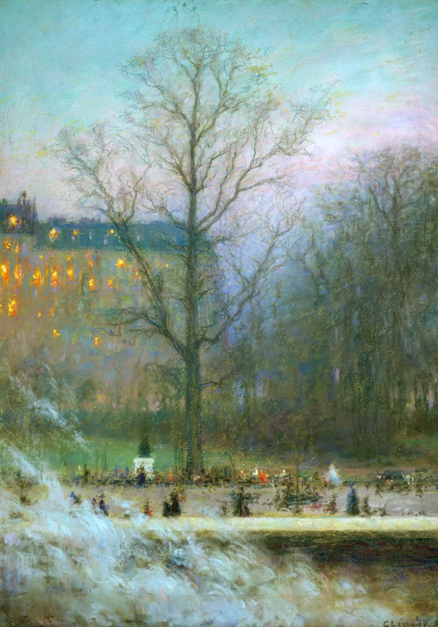 „Paris Gardens” „Paris Parks”, 1920 alkotó: Charles Lucien Leandre