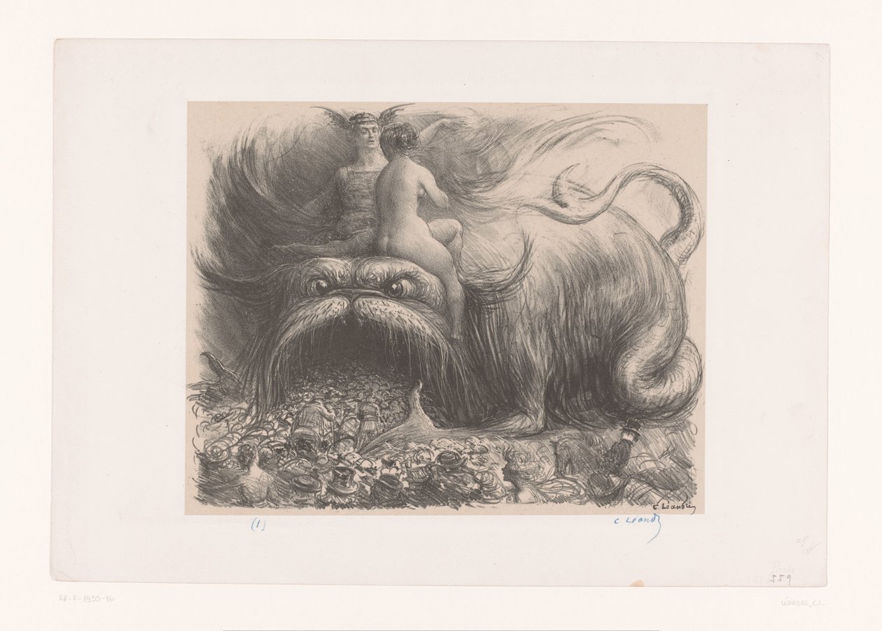 Szörny, amely felfalja az embereket Paris, le plus grand monstre du monde (...) alkotó: Charles Lucien Leandre