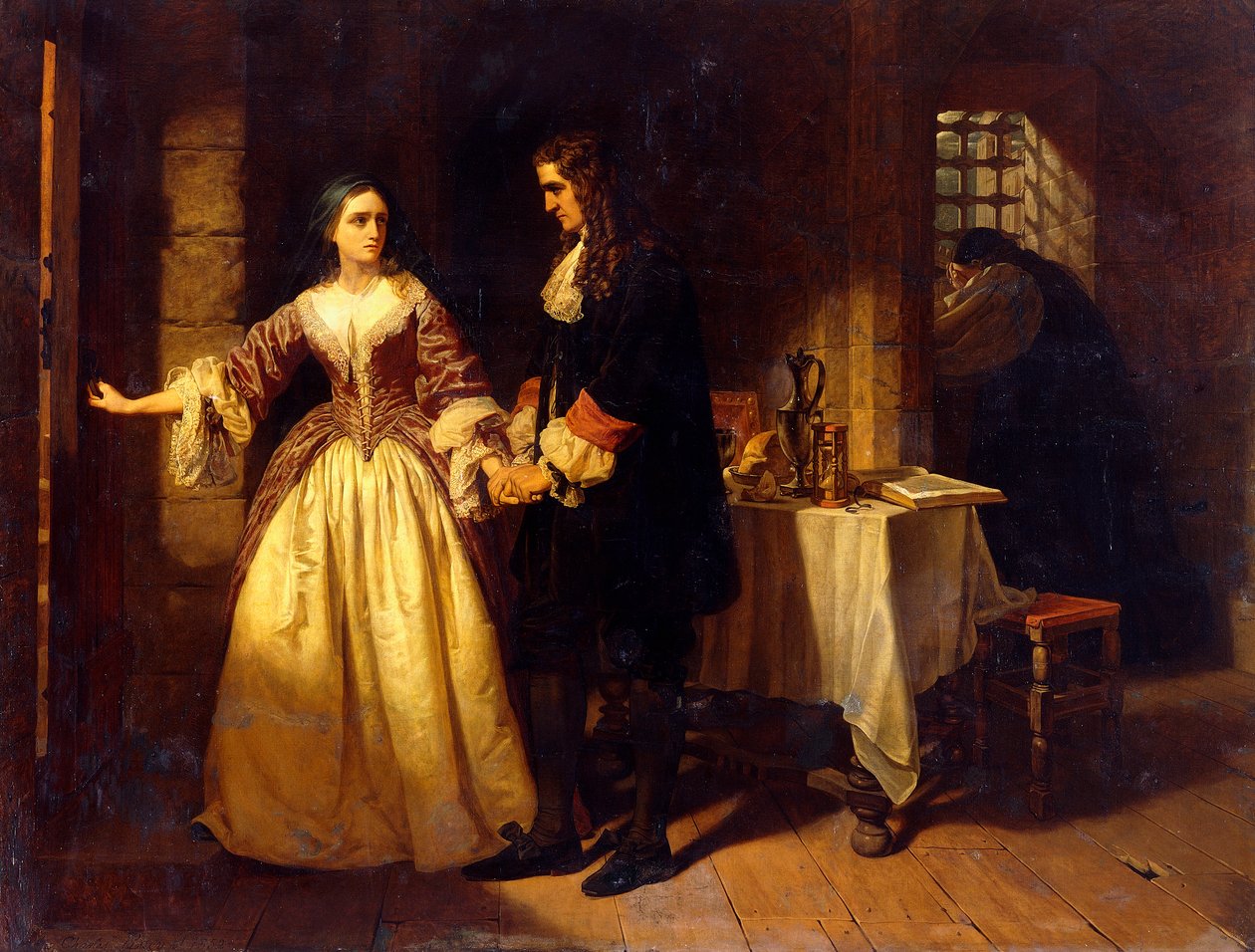 Lord William és Lady Rachel Russell elválása 1683-ban alkotó: Charles Lucy