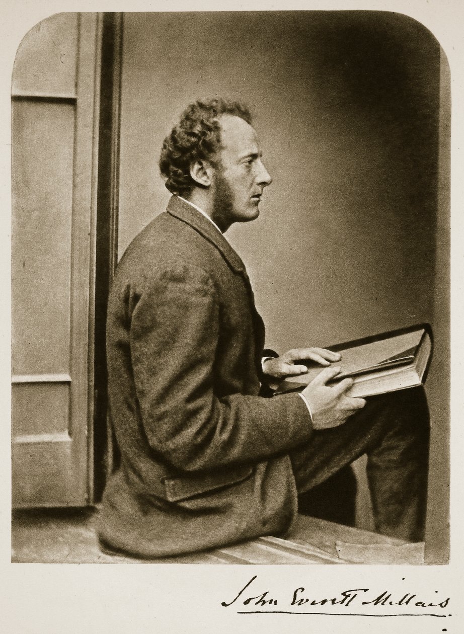 John Everett Millais, 1865. július 21. (szépia fotó) alkotó: Charles Lutwidge Dodgson