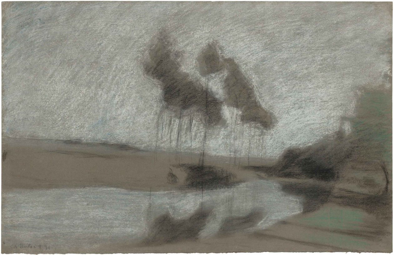 Misztikus táj, 1894. alkotó: Charles Marie Dulac