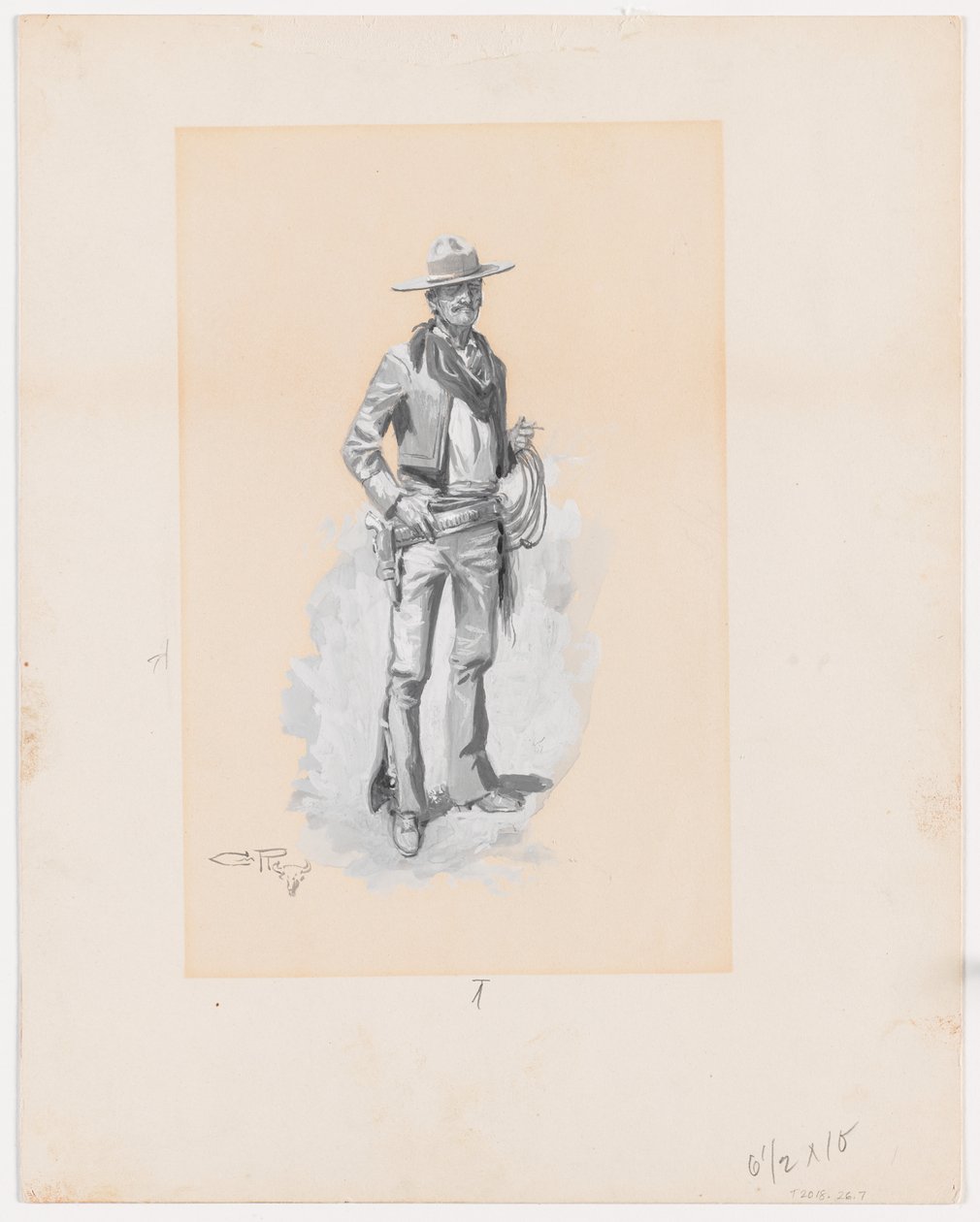 Blanco, Charles J. Steedman, Bucking a Sagebrush alkotó: Charles Marion Russell