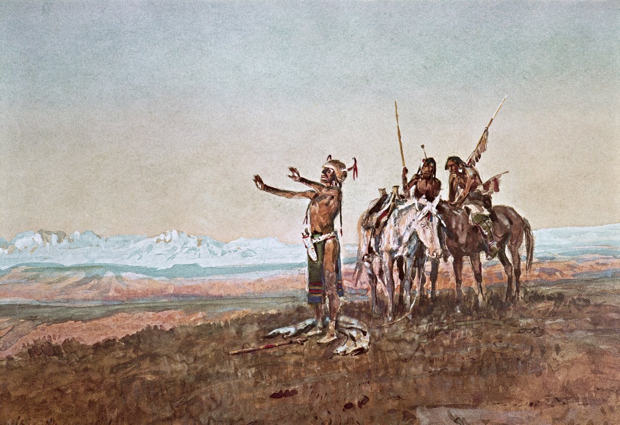 Invokáció a Naphoz alkotó: Charles Marion Russell