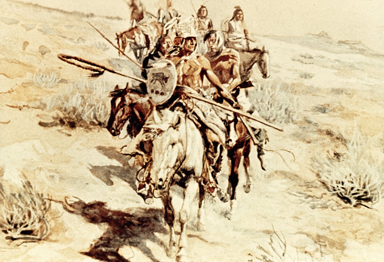A Warriors visszatérése alkotó: Charles Marion Russell