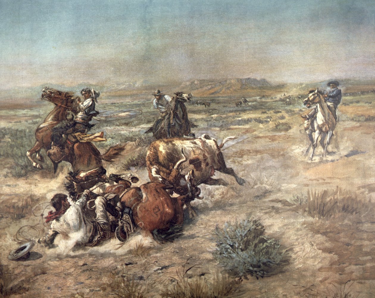"A megerőltető élet" alkotó: Charles Marion Russell