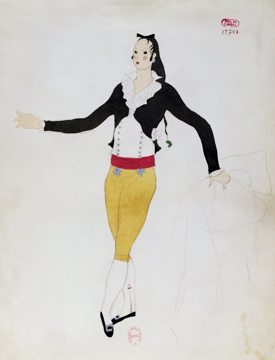 Gioacchino Rossini A sevillai borbély Figaro karakterének jelmeze alkotó: Charles Martin