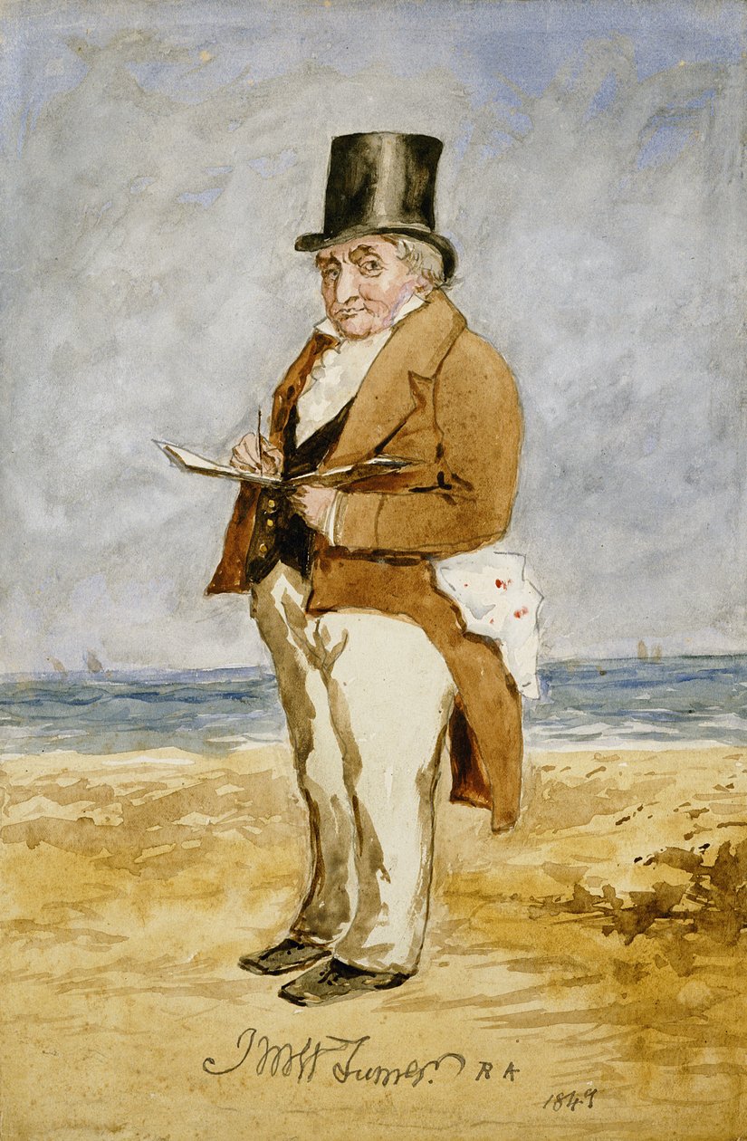 Joseph Mallord William Turner teljes alakos portréja, 1849 alkotó: Charles Martin