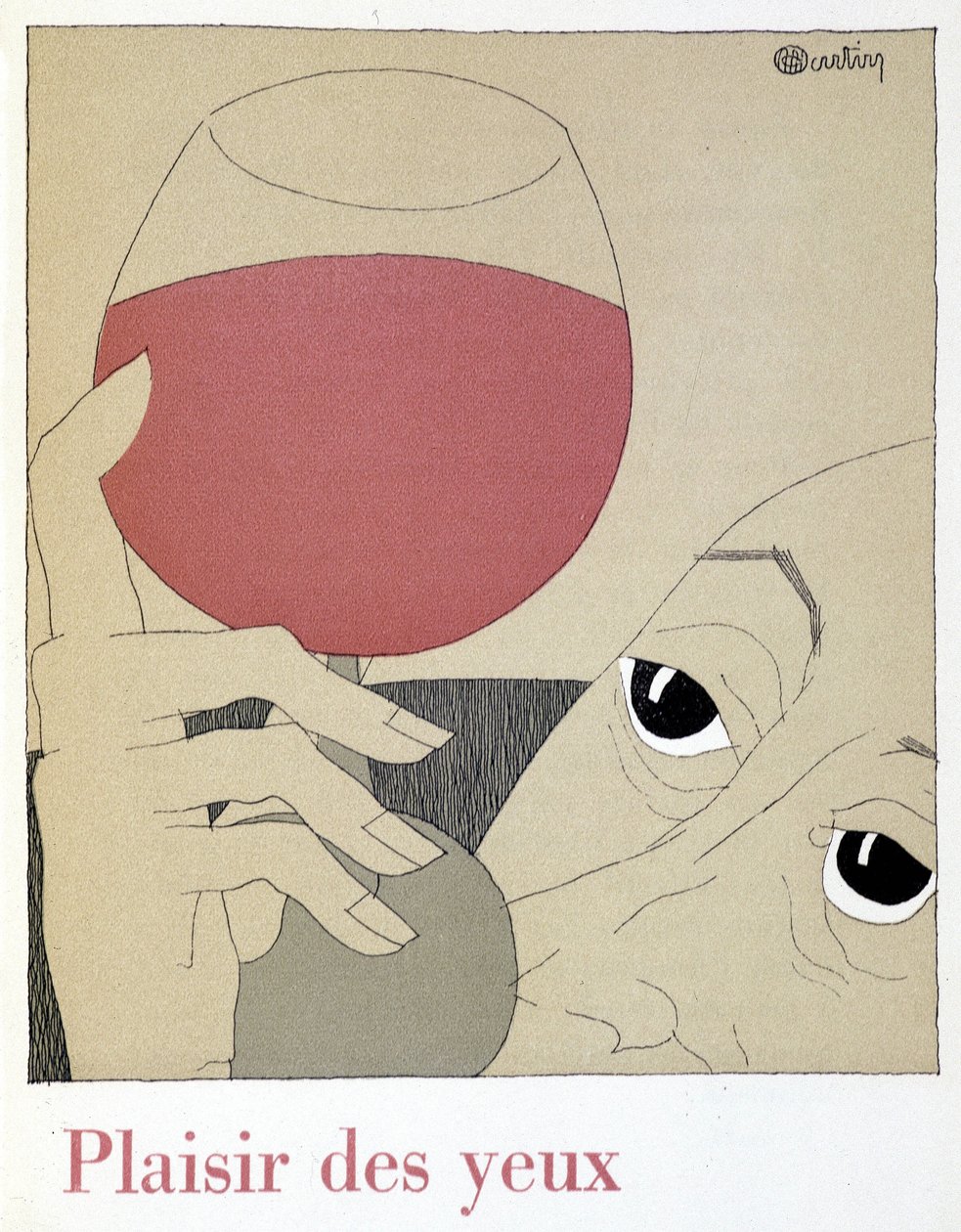 Gyönyör a szemnek – a „Monseigneur le vin” Charles Martin (1884-1934) rajzában, az Etablissements Nicolas füzetében alkotó: Charles Martin