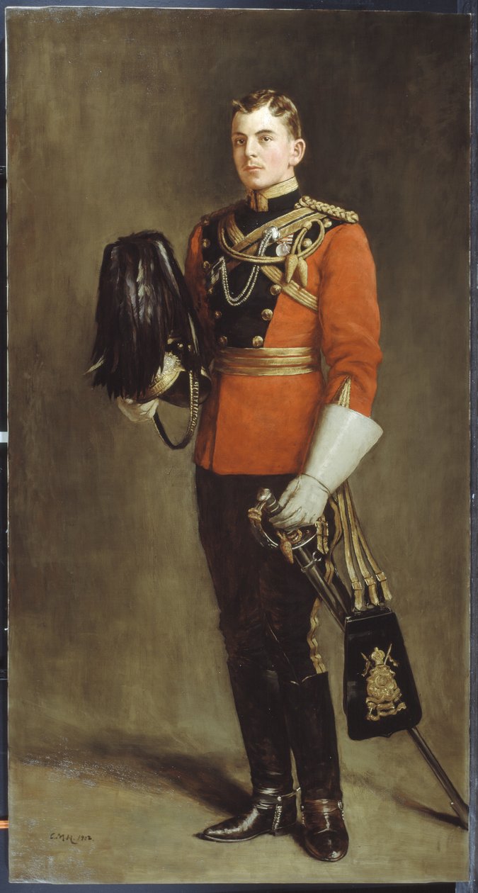 Edward Younger másodhadnagy, 16. királynő saját lándzsái, 1901 körül alkotó: Charles Martin Hardie
