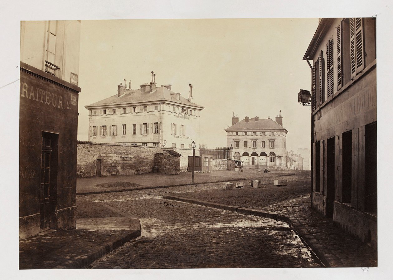 Barriere dItalie, a rue Gerard, Párizs, 1858-78 alkotó: Charles Marville