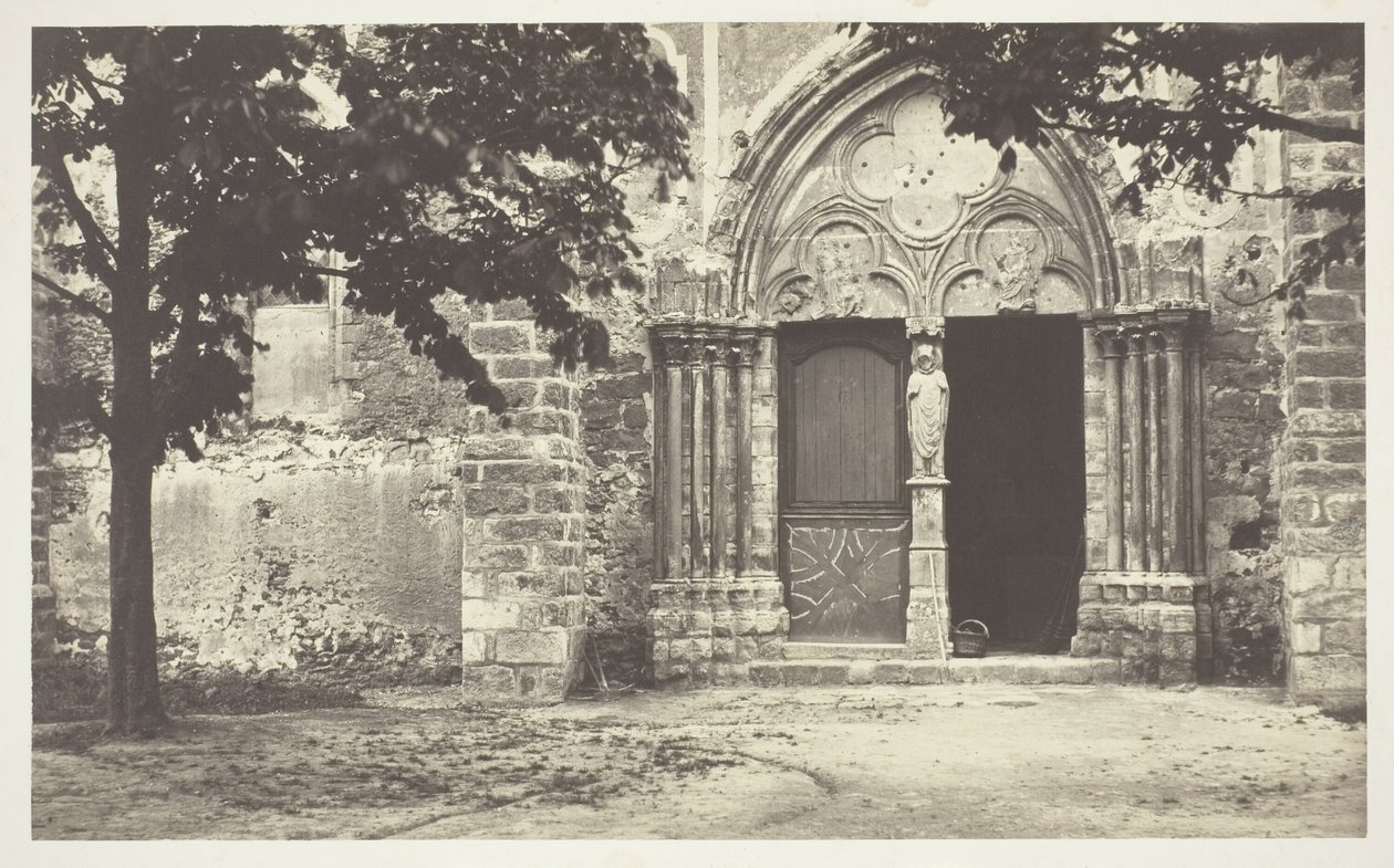 Villeneuve le Comte-templom, Seine-et-Marne (Villeneuve le Comte-templom, Seine-et-Marne) alkotó: Charles Marville