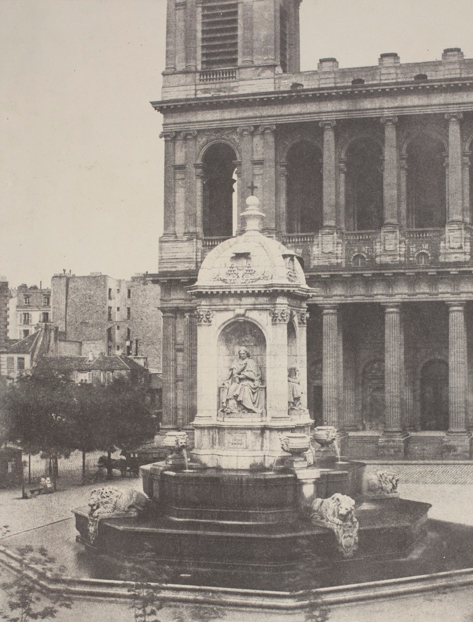St. Sulpice szökőkút alkotó: Charles Marville