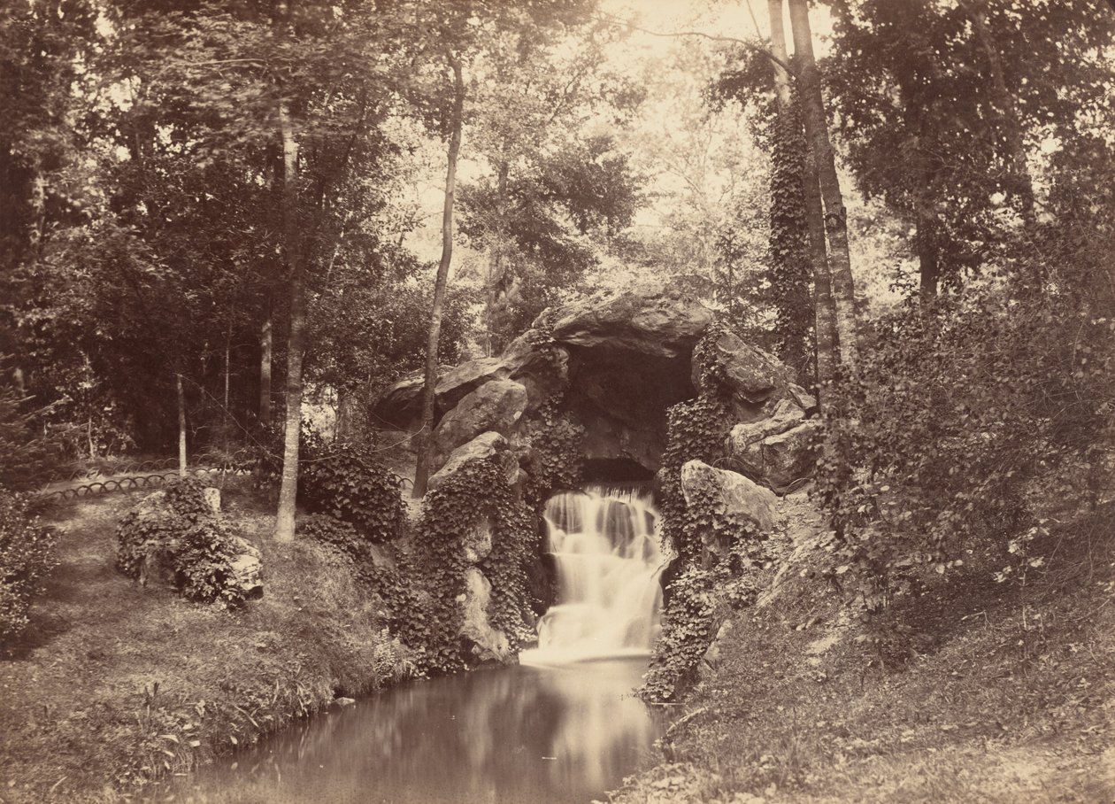 Grotto, Mare aux Biches, Bois de Boulogne, 1858-1860 (fénykép) alkotó: Charles Marville