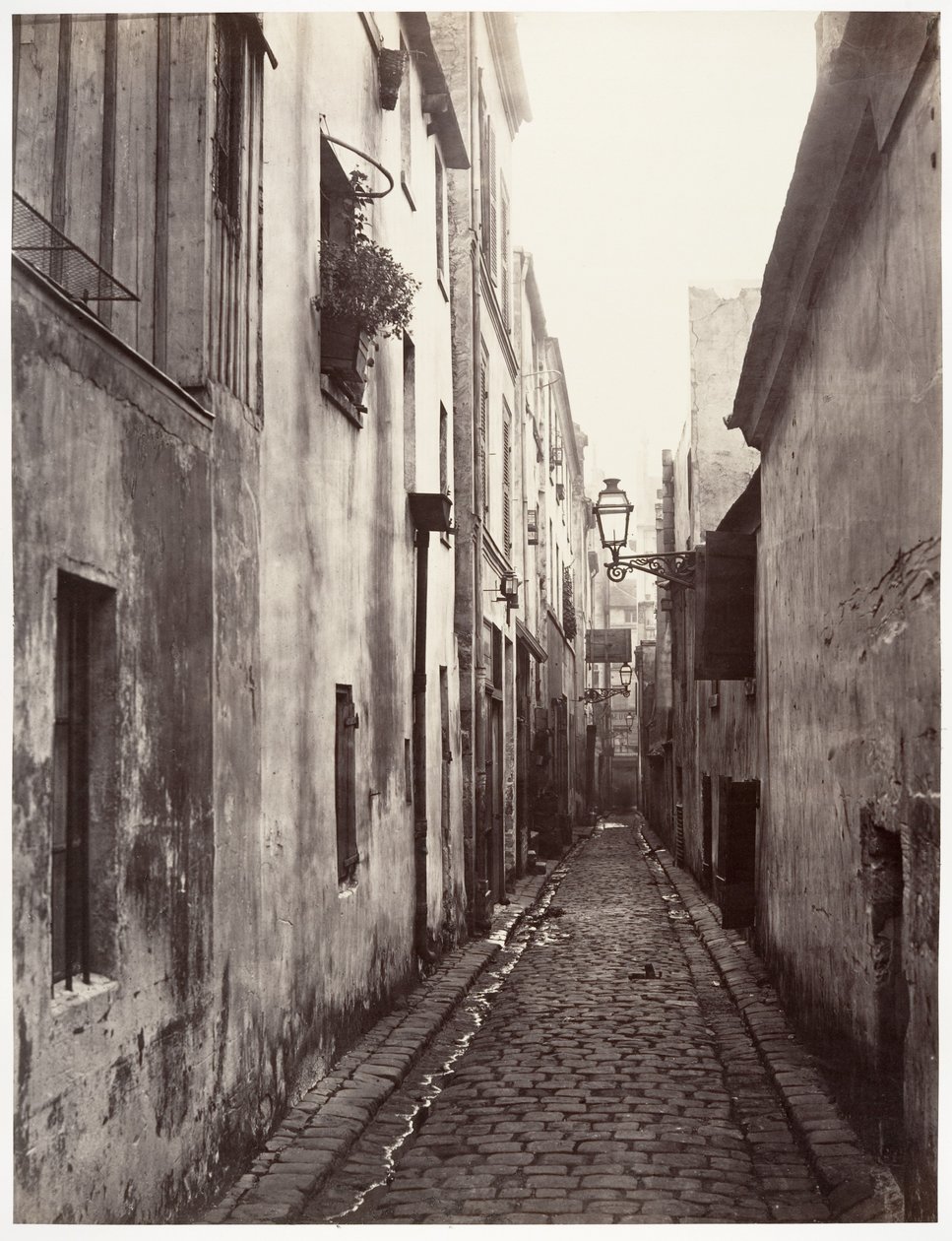 Impasse Briare (a Cité Coquenardból) alkotó: Charles Marville