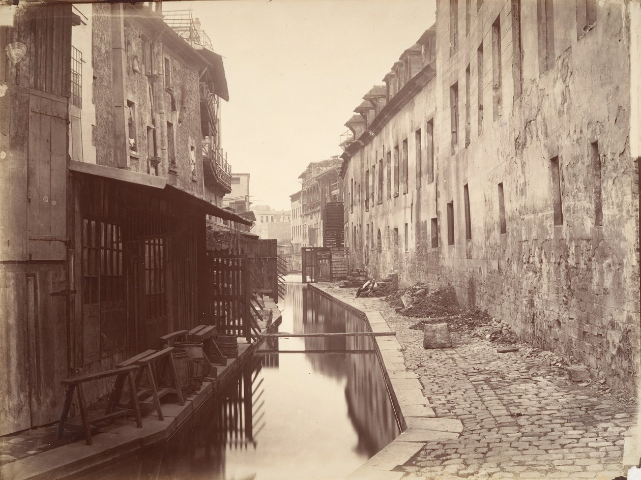 La Bievre, kb. 1865. alkotó: Charles Marville