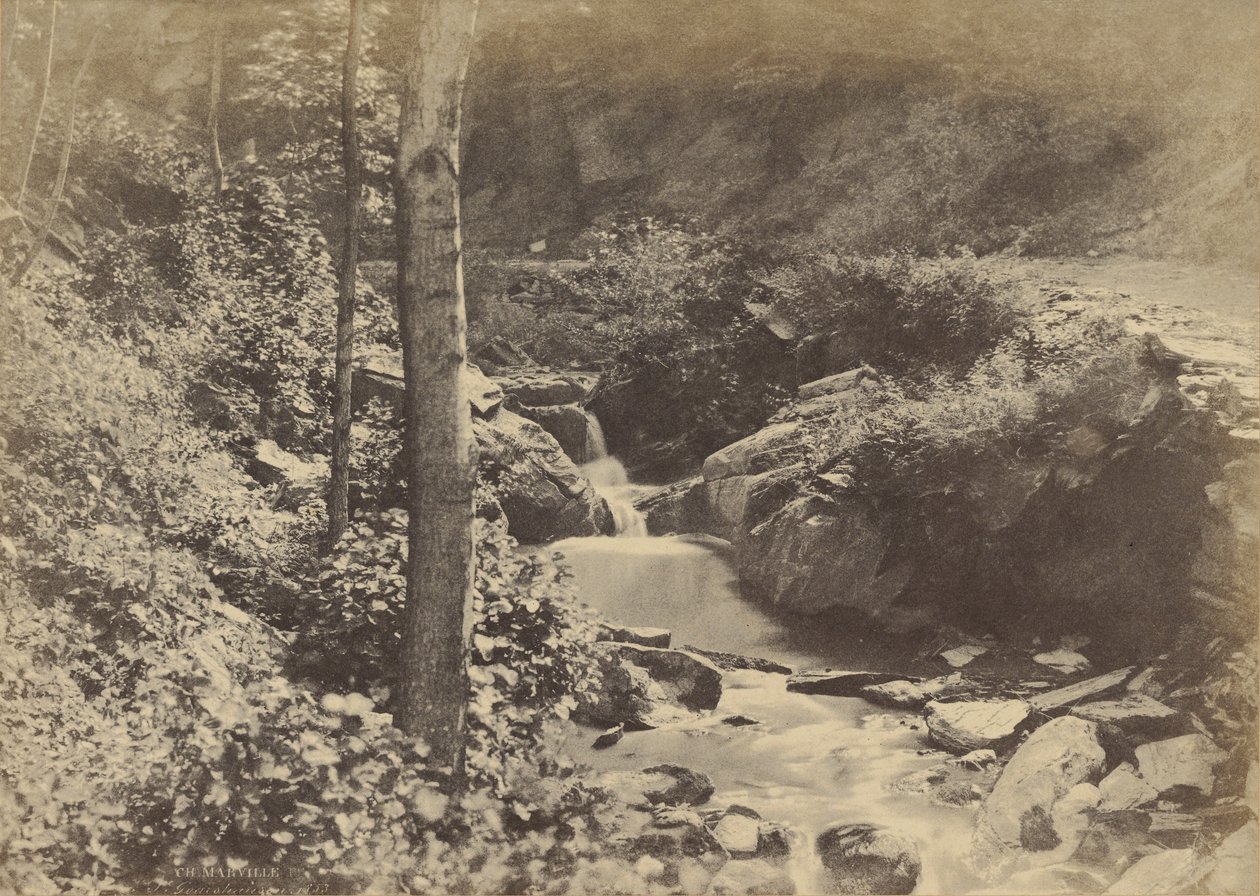[A svájci völgy St. Goarshausenben] alkotó: Charles Marville