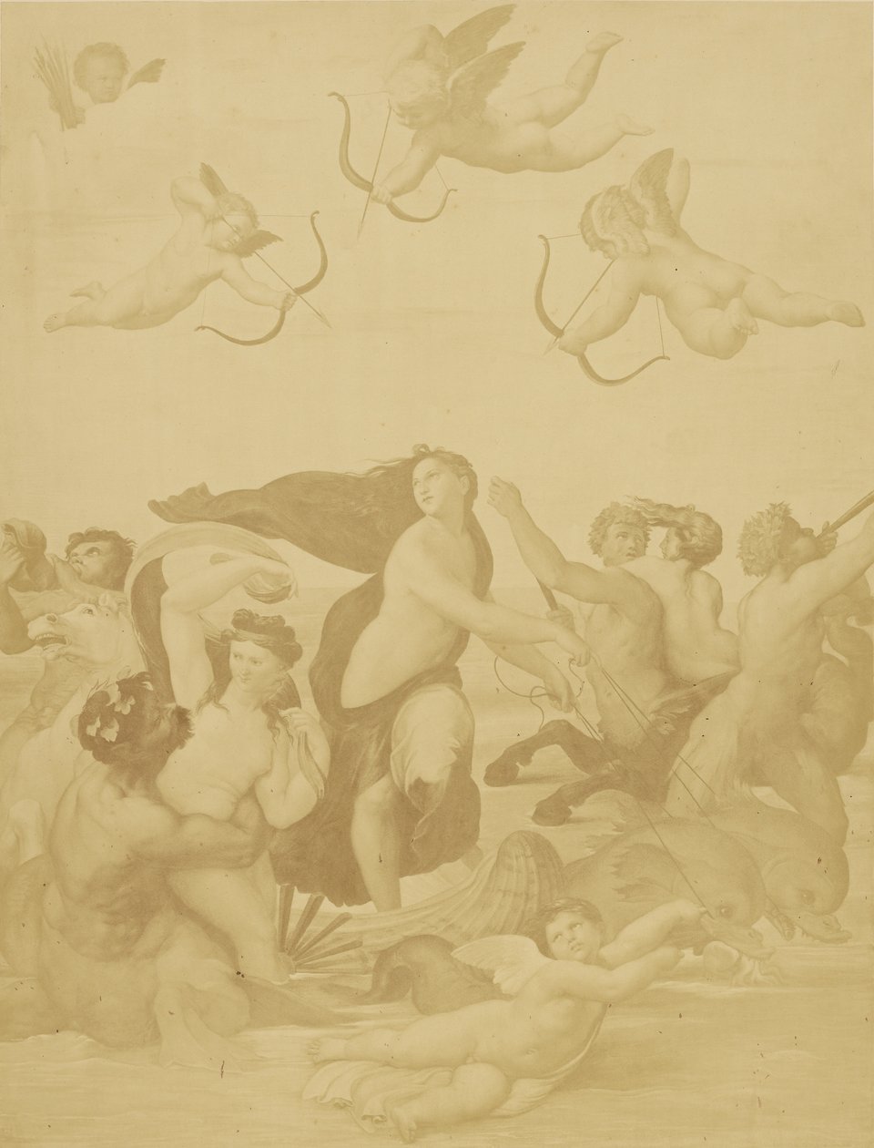 [Galatea reprodukciója Raphaël által] alkotó: Charles Marville