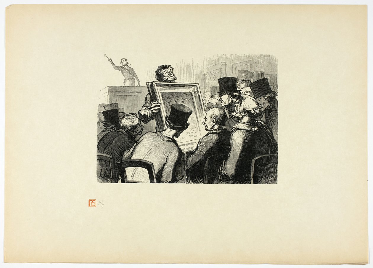 Les amateurs de tableaux à l
