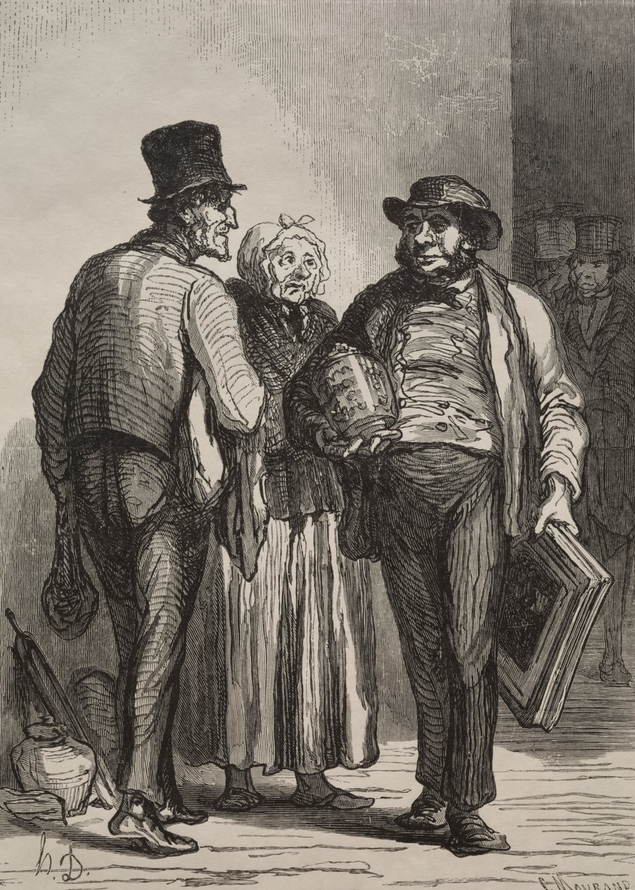 Az aukciós terem: A kereskedők alkotó: Charles Maurand