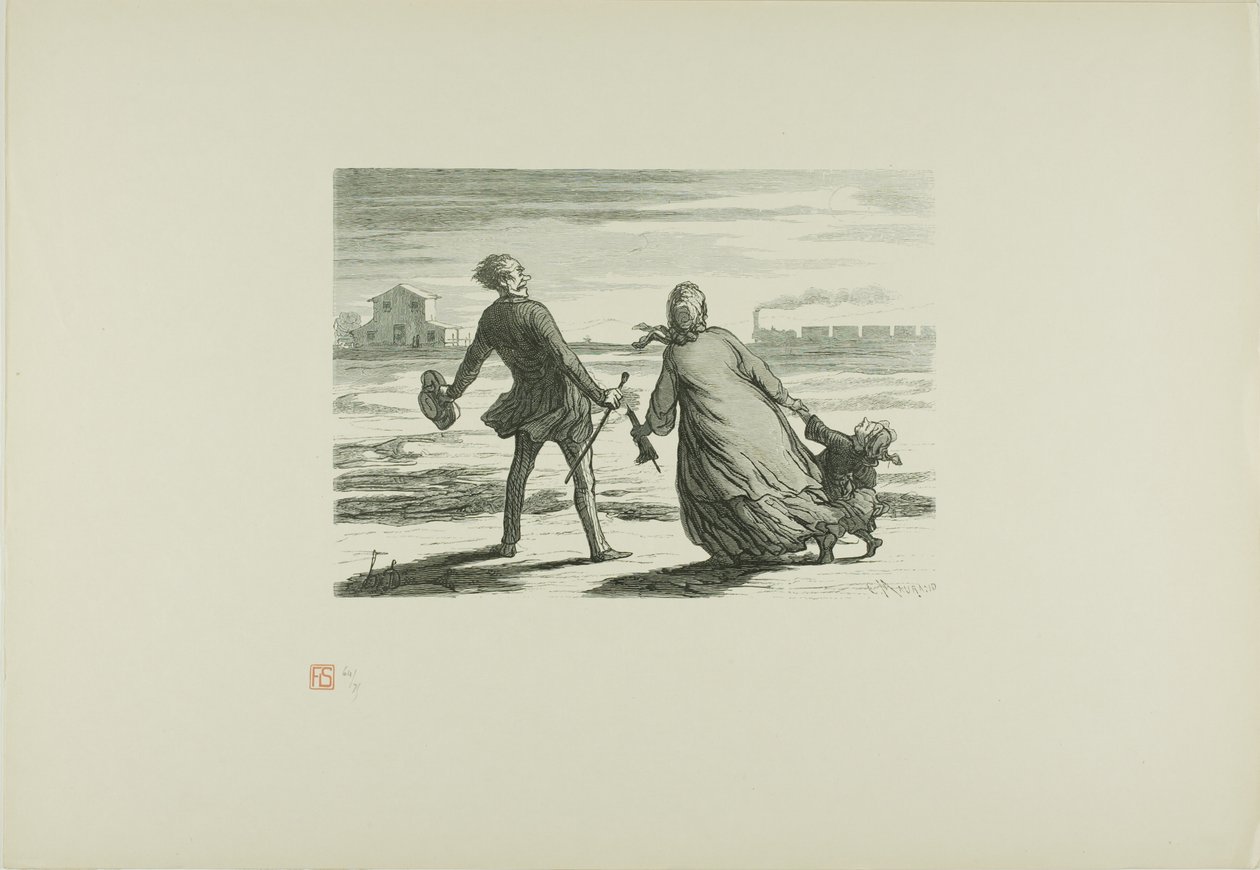 Túl késő! alkotó: Charles Maurand