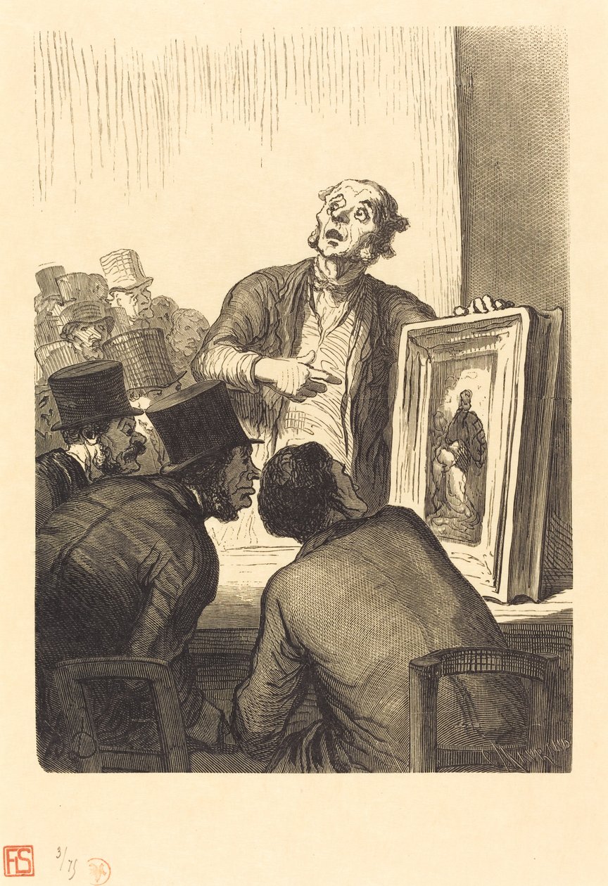 Az aukciósok szállodája: A szakértő alkotó: Charles Maurand after Honoré Daumier