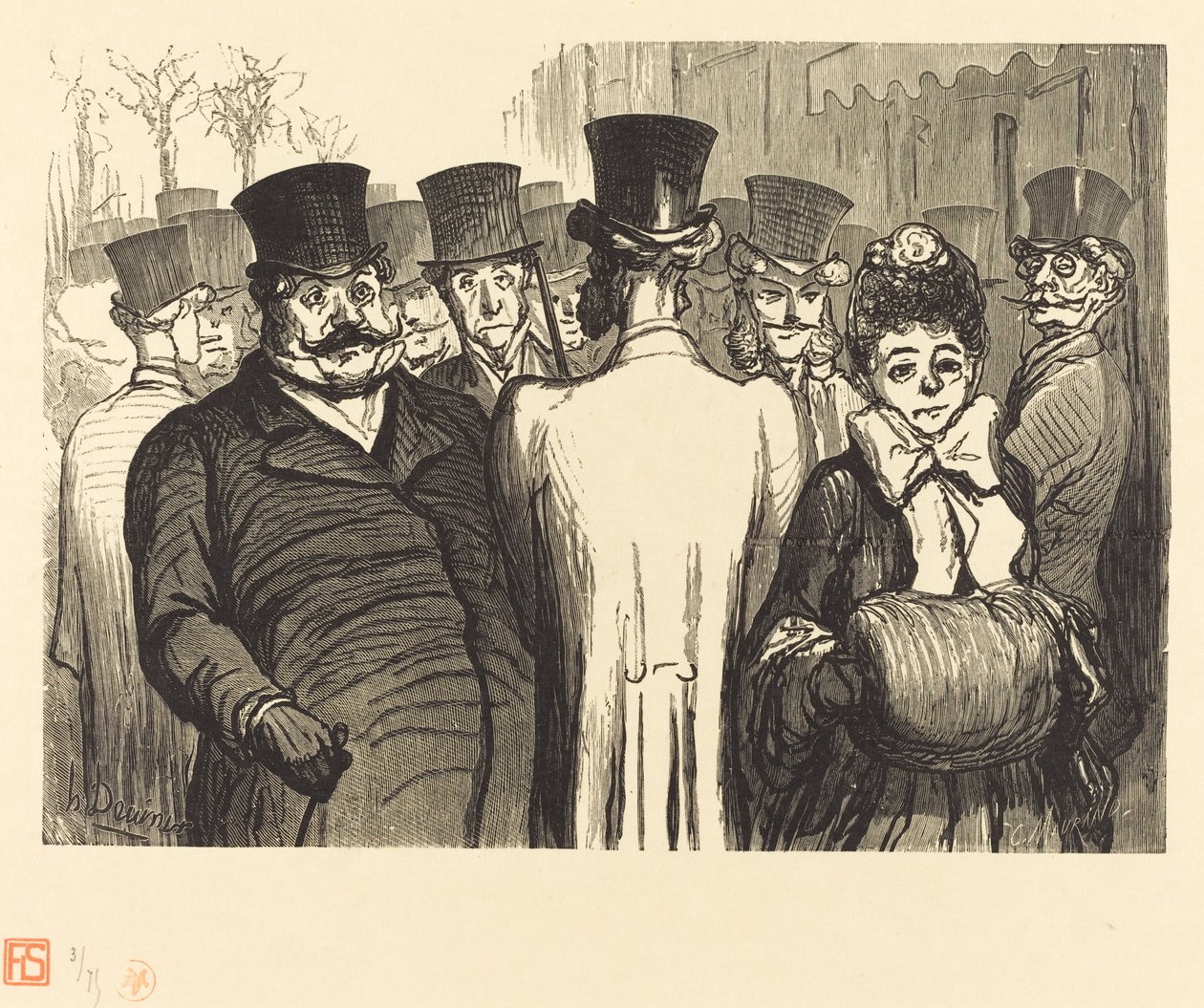 Az olaszok körútja alkotó: Charles Maurand after Honoré Daumier