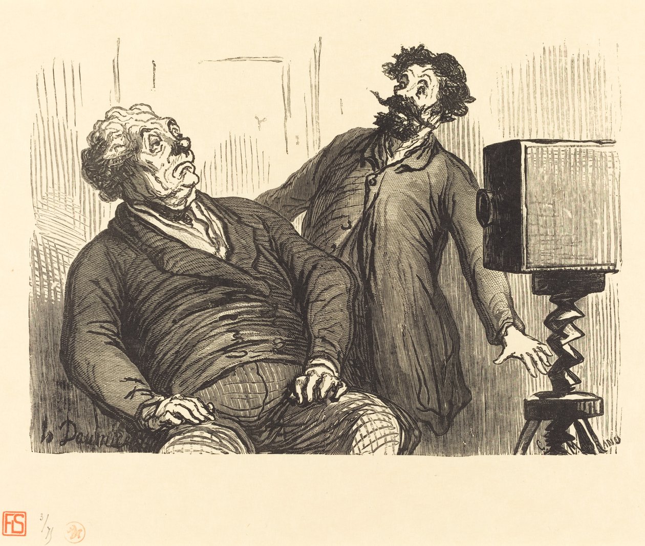 Fotósok és fényképek alkotó: Charles Maurand after Honoré Daumier