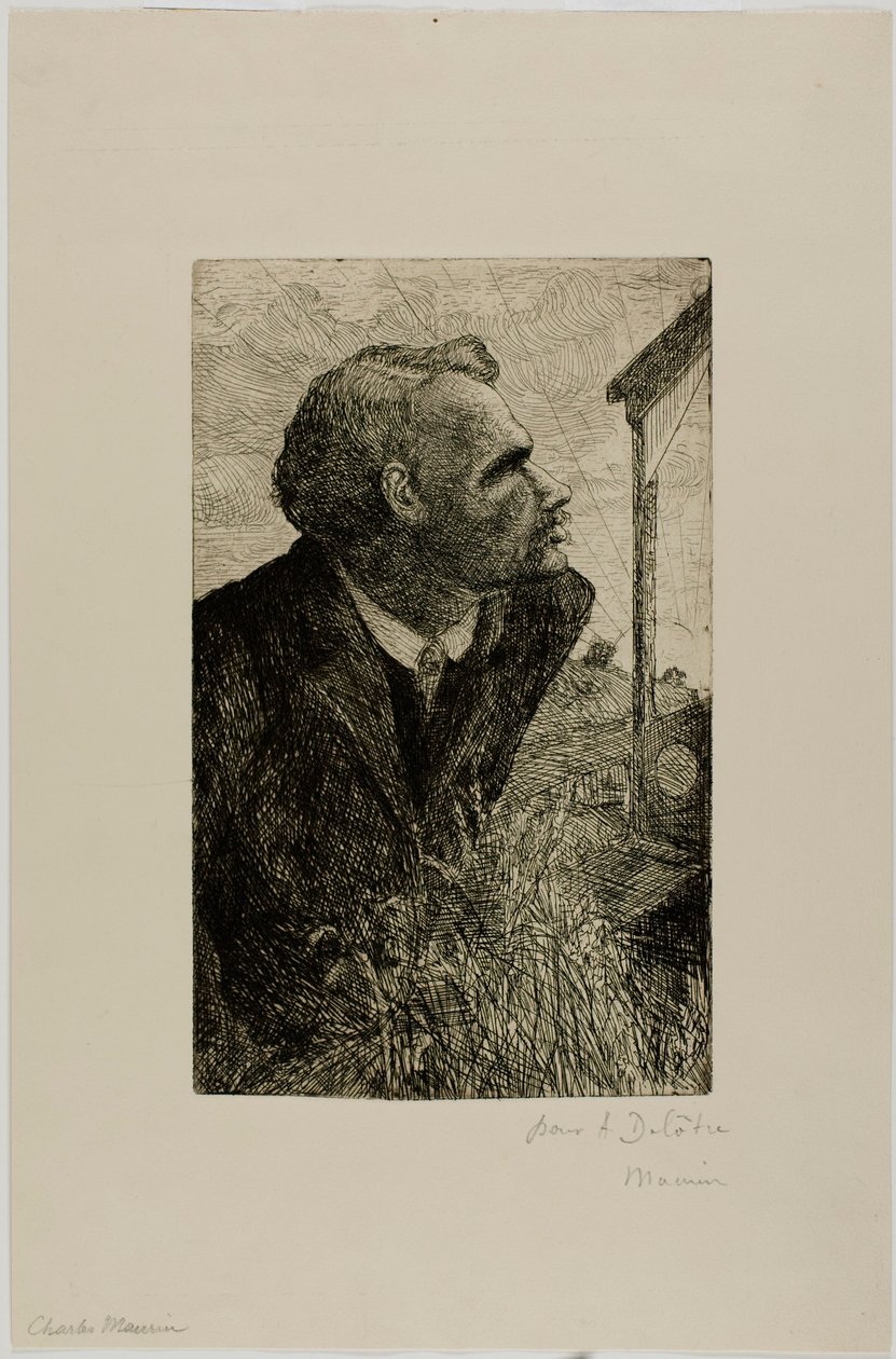 Francois Claudius Ravachol portréja alkotó: Charles Maurin