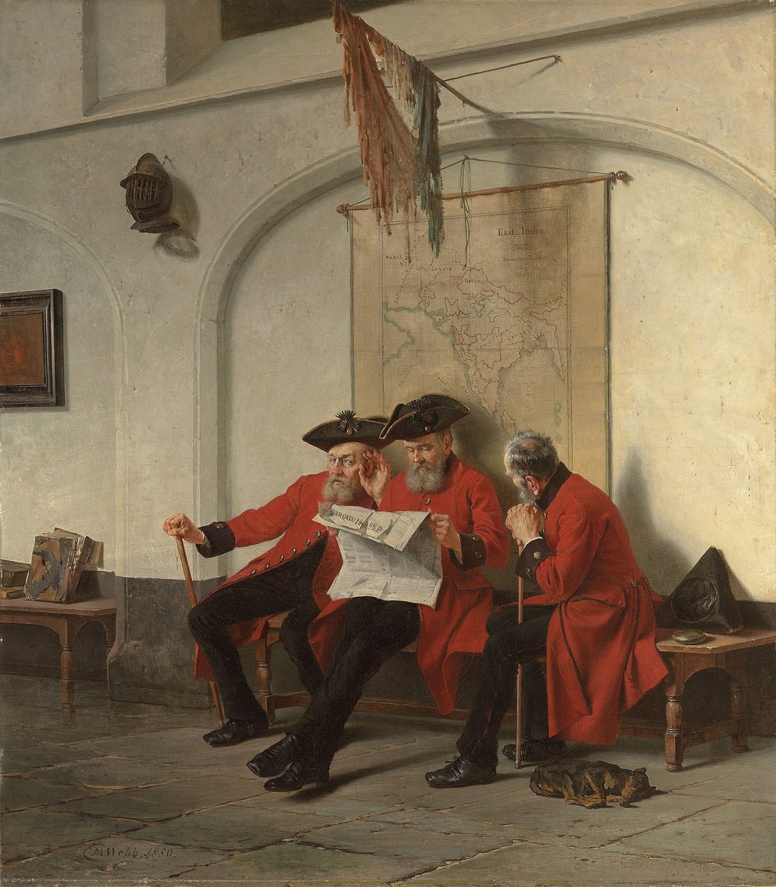 Hírek a frontról, 1880 alkotó: Charles Meer Webb