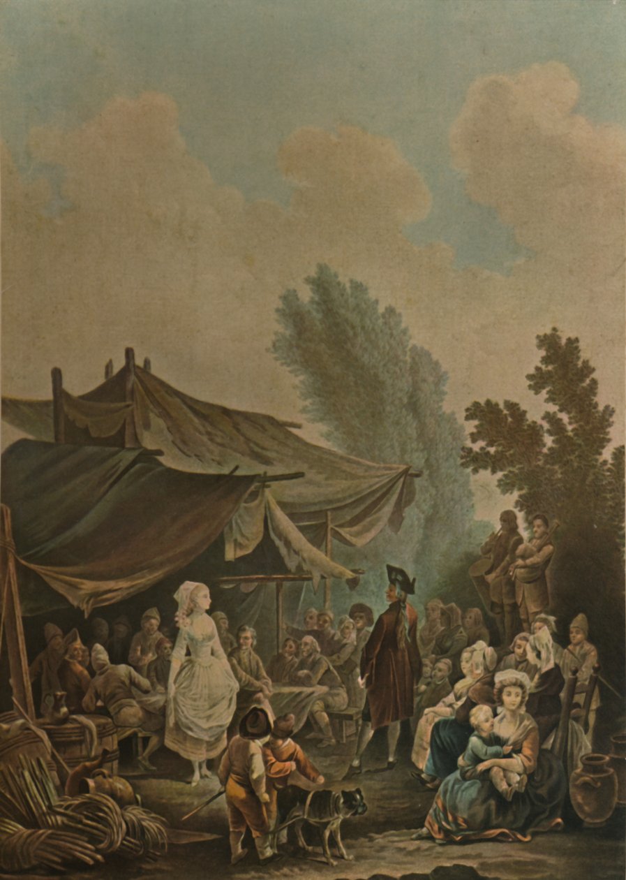 Falusi lakodalom, Falusi lakodalom, 1785, 1913 alkotó: Charles Melchior Descourtis