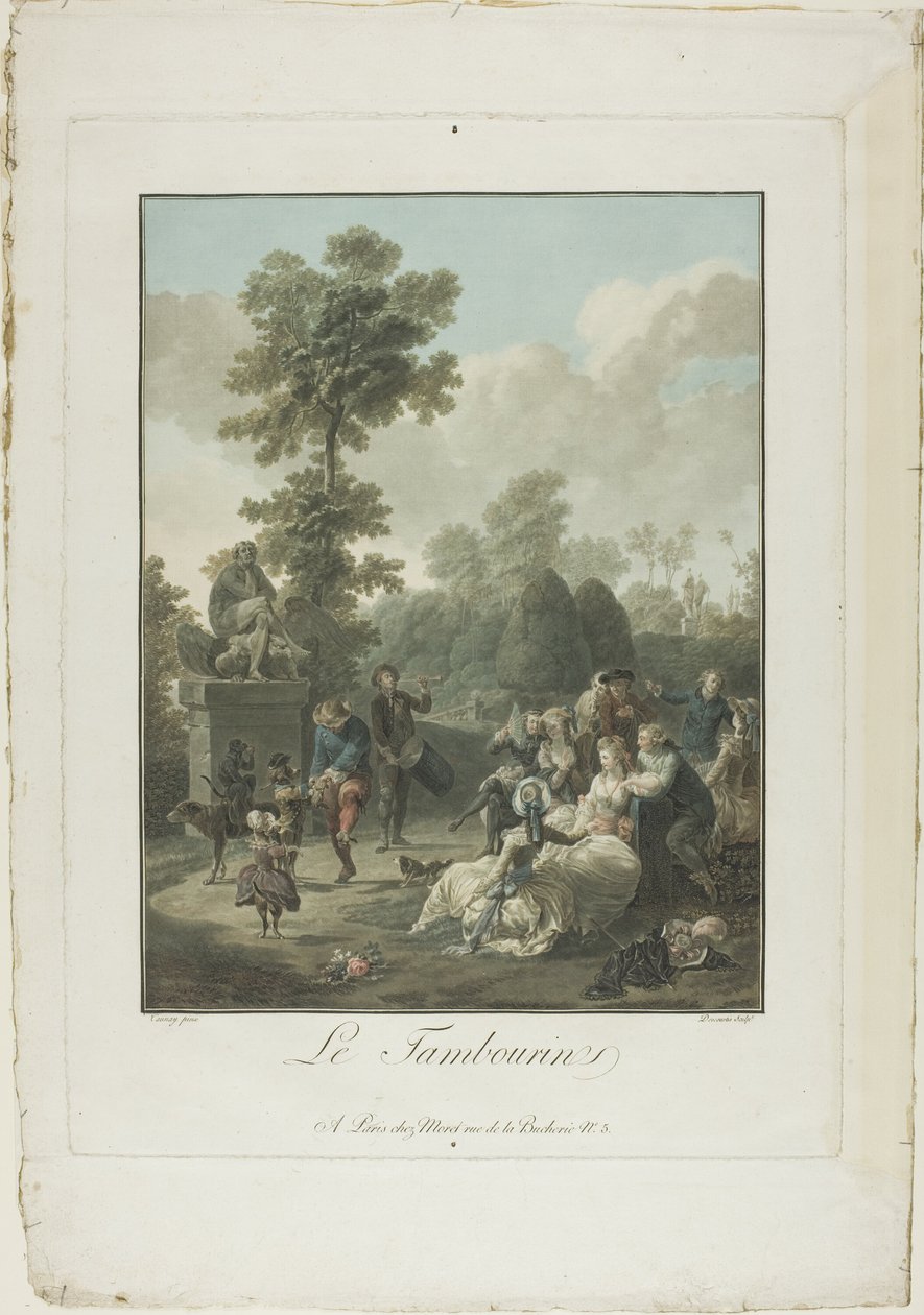 A tamburin alkotó: Charles Melchior Descourtis