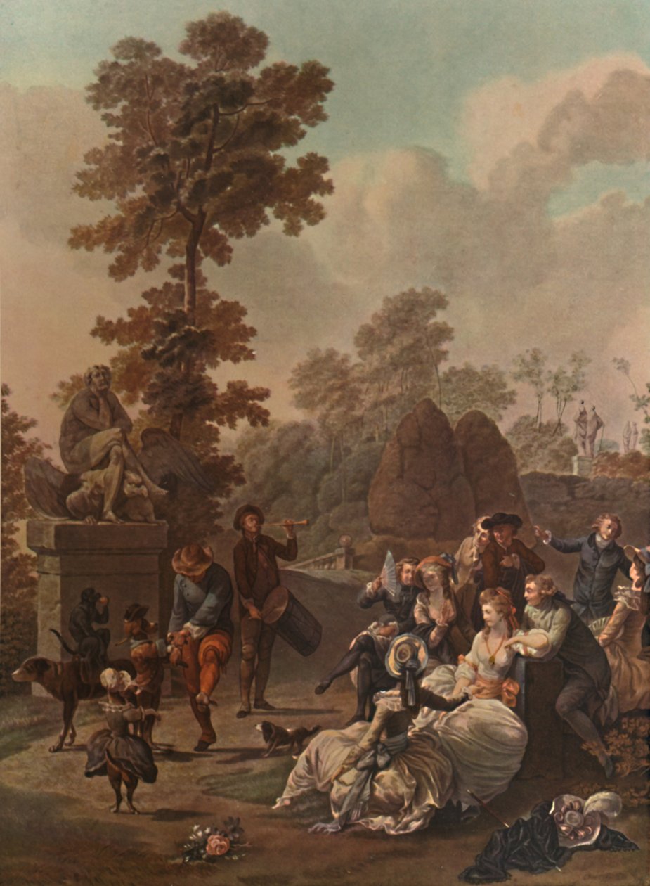 The Tambourine, Tambourine, 1780, 1913 alkotó: Charles Melchior Descourtis