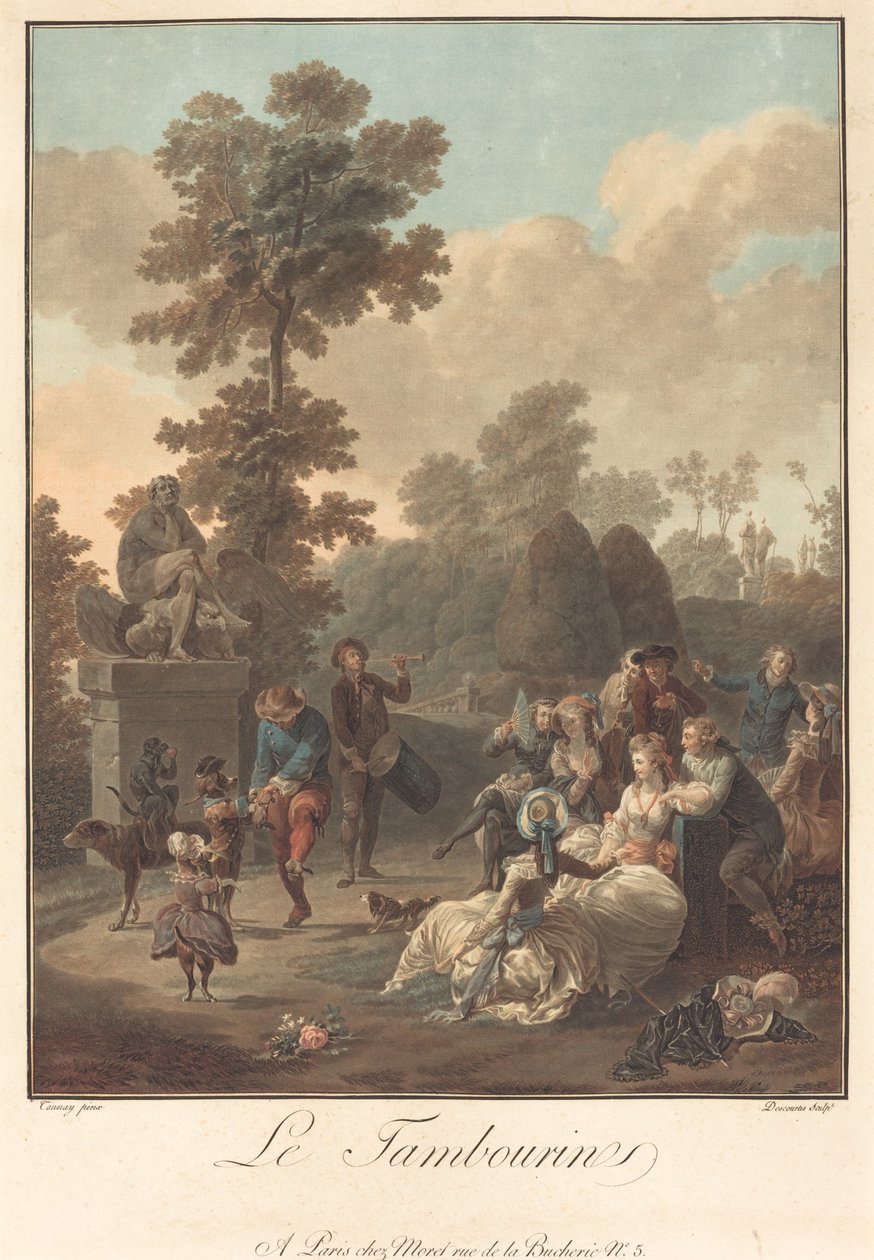 A tambura, c. 1789. alkotó: Charles Melchior Descourtis