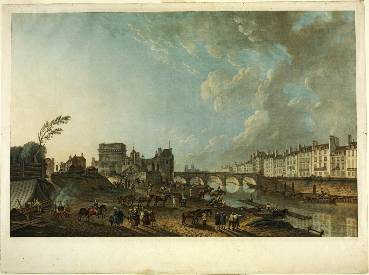Port St. Bernard alkotó: Charles Melchior Descourtis