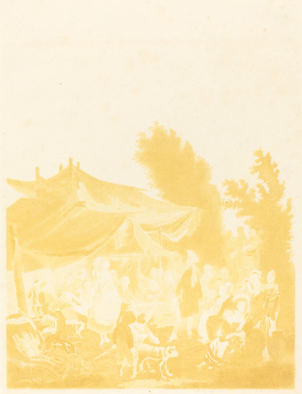 Noce de Village (falusi esküvő) alkotó: Charles Melchior Descourtis after Nicolas Antoine Taunay