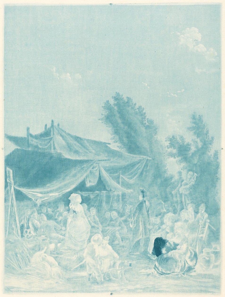 Noce de Village (falusi esküvő) alkotó: Charles Melchior Descourtis after Nicolas Antoine Taunay