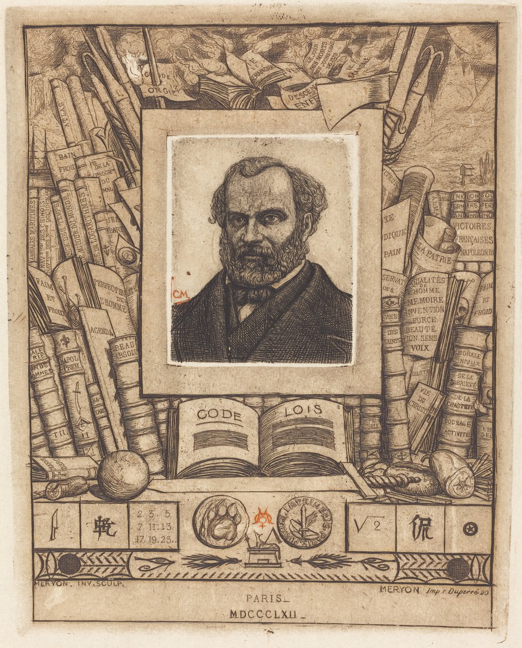 Armand Guéraud alkotó: Charles Meryon