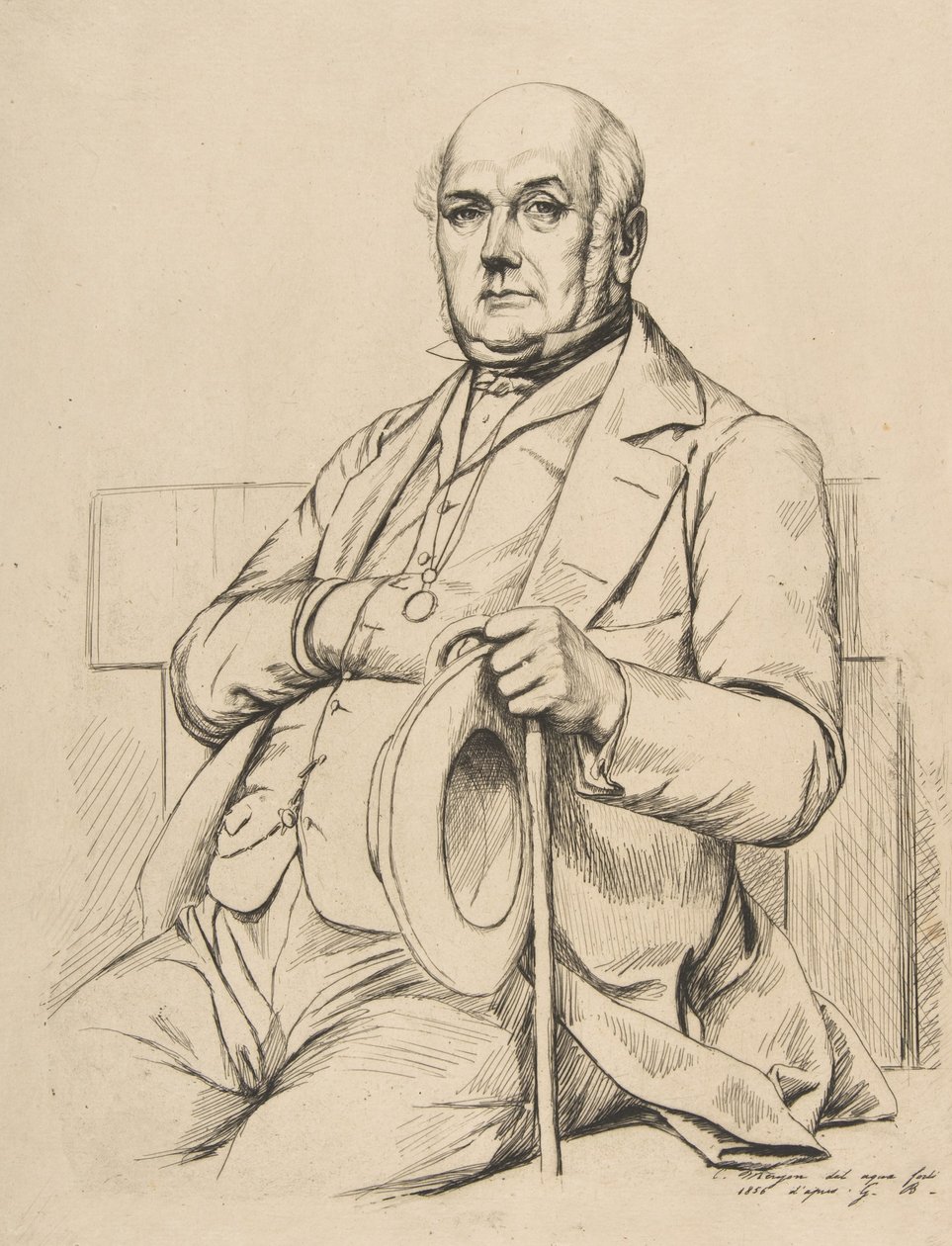 Casimir le Conte, Boulanger nyomán, 1856. alkotó: Charles Meryon