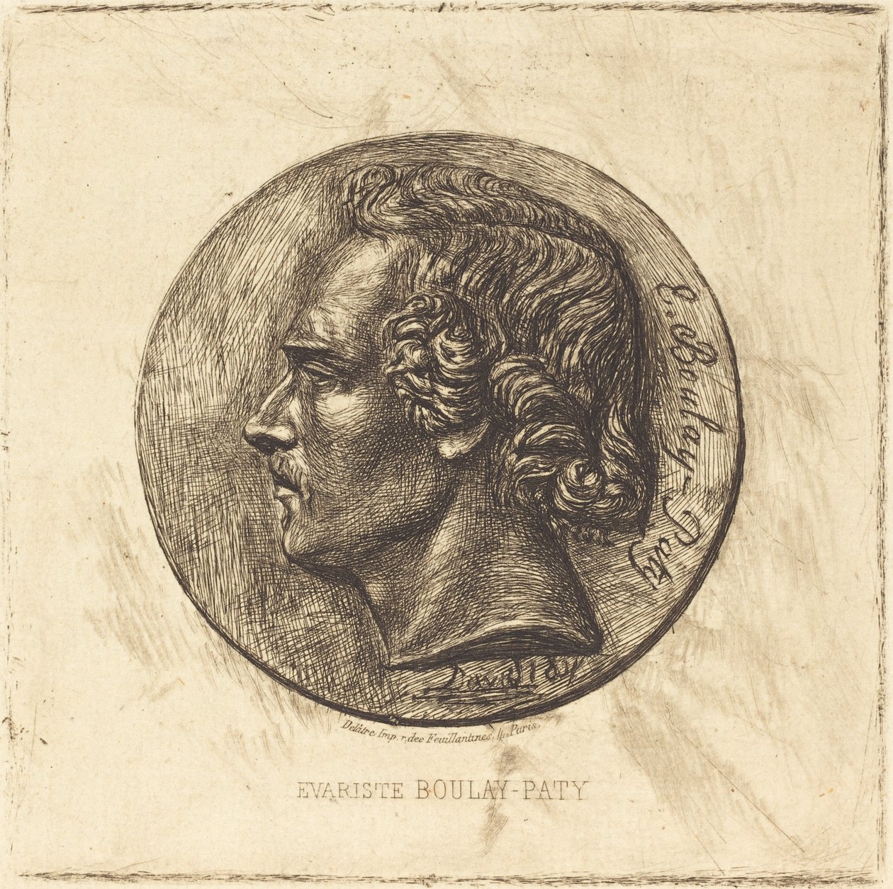 Evariste Boulay-Paty; Egy költő (David d