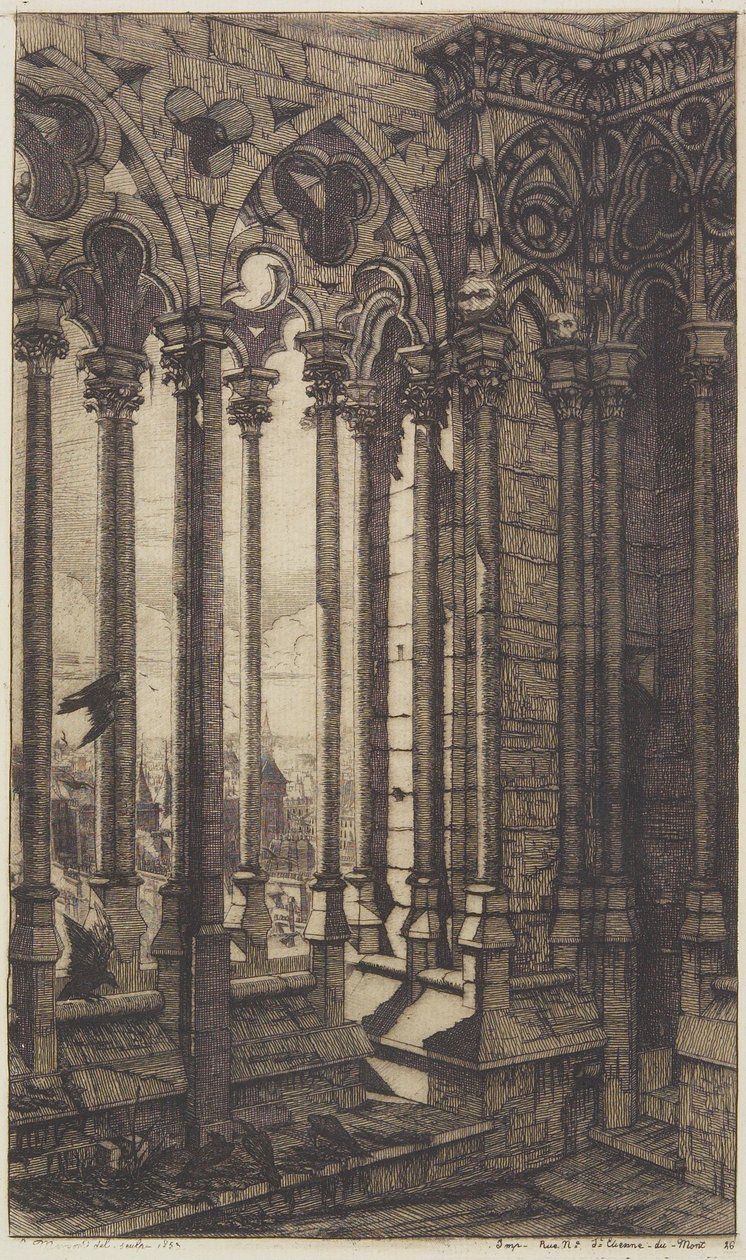 A Notre-Dame galériája alkotó: Charles Meryon
