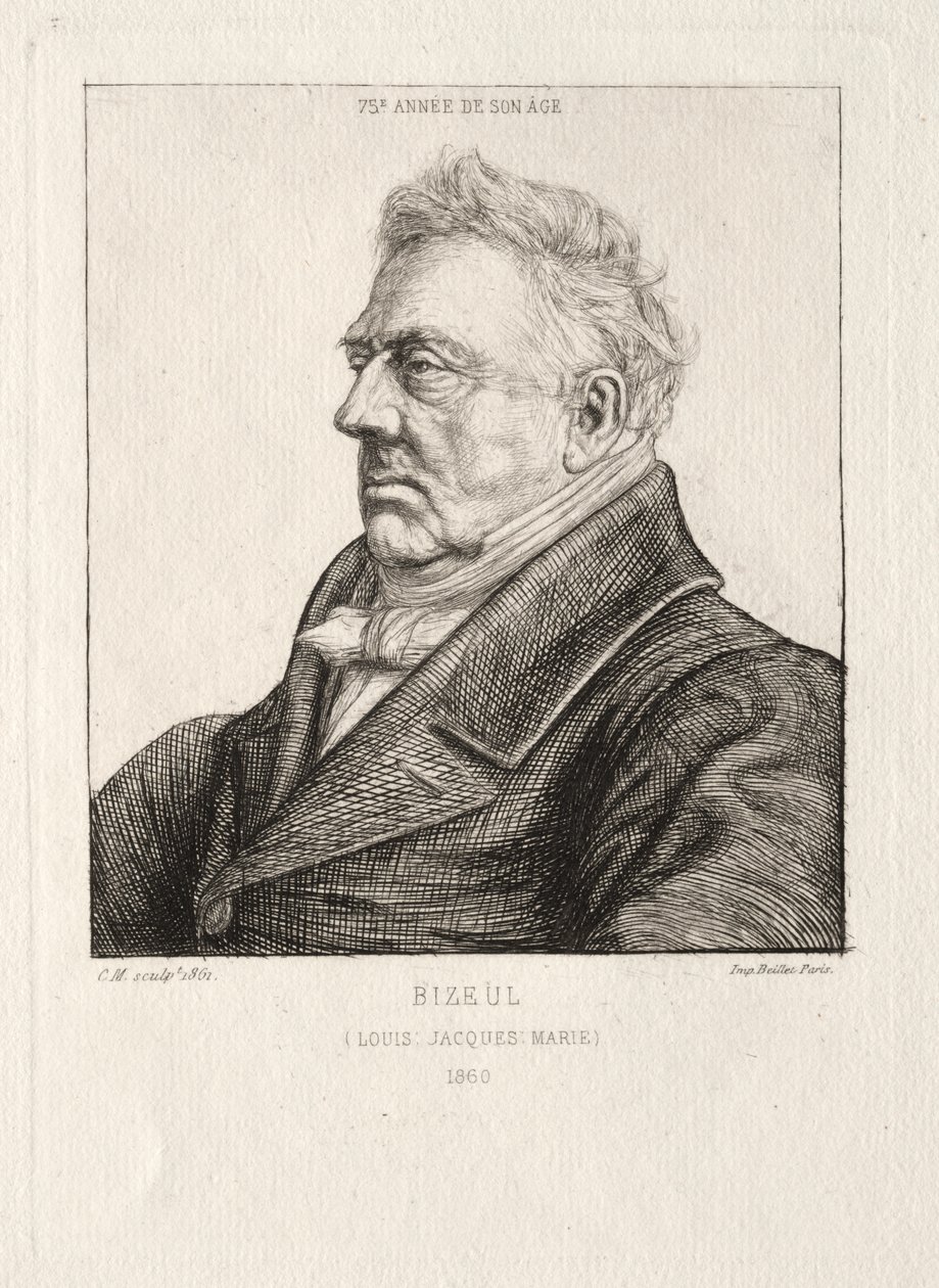 L. J. Marie Bizeul, breton régész alkotó: Charles Meryon