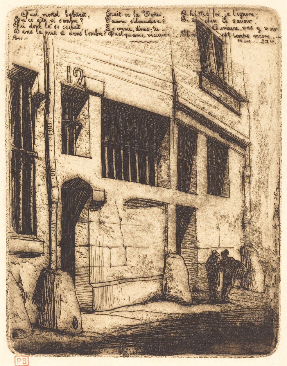 A rosszfiúk utcája, Párizs (A rosszfiúk utcája) alkotó: Charles Meryon
