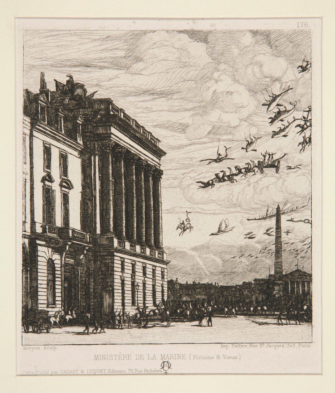 Le Ministre de la Marine (Haditengerészeti Minisztérium) alkotó: Charles Meryon