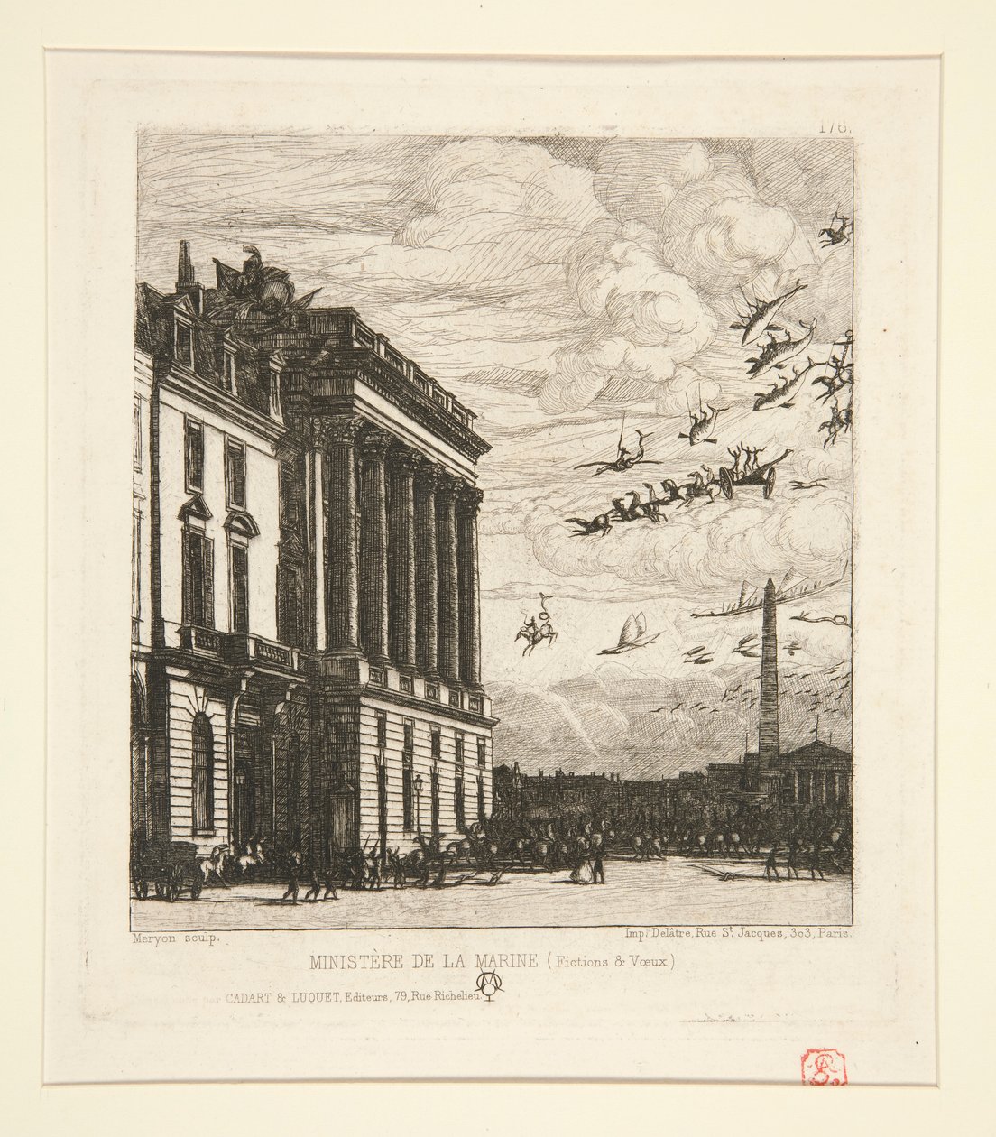 Le Ministre de la Marine (Haditengerészeti Minisztérium) alkotó: Charles Meryon