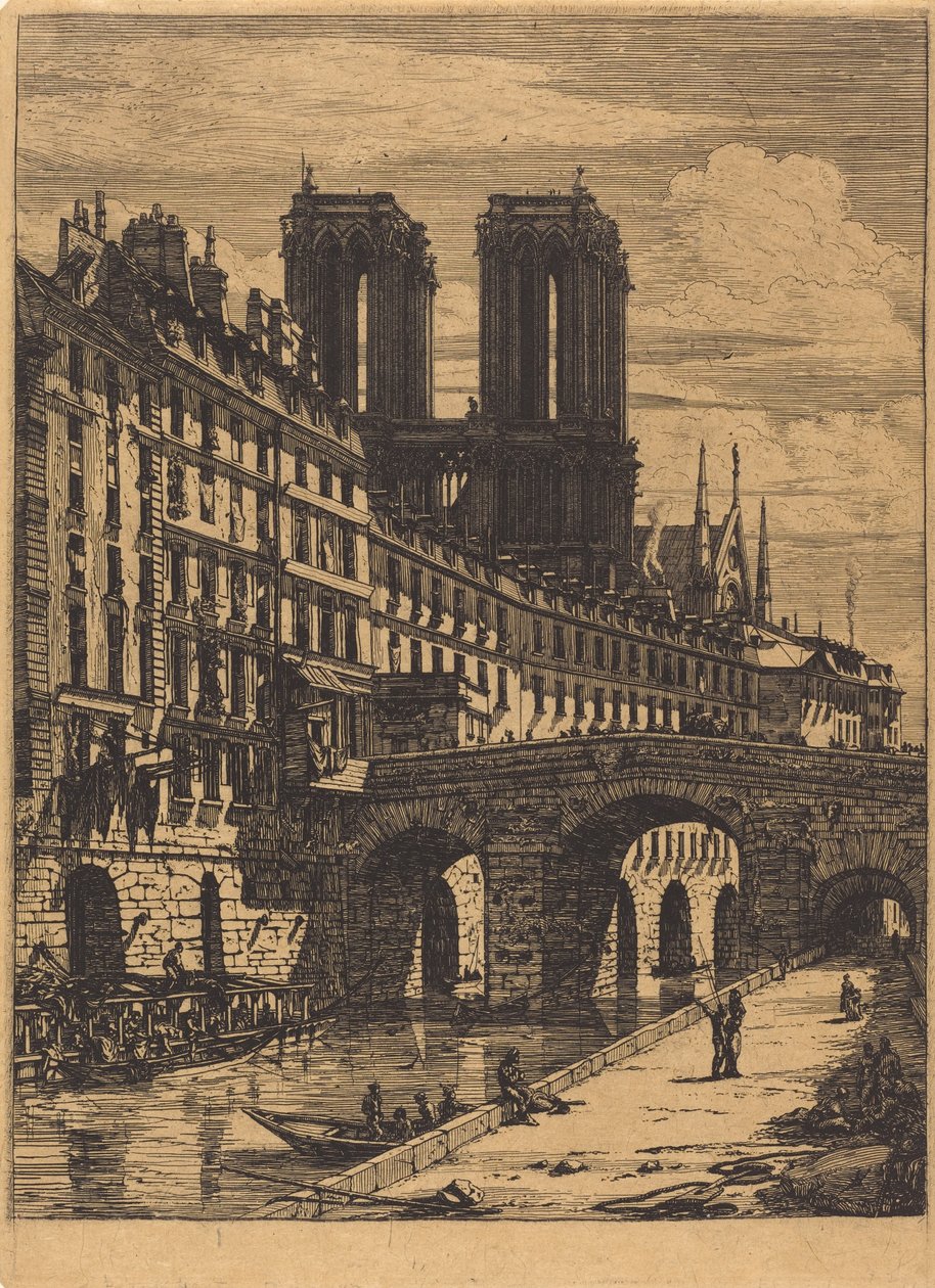 Le Petit Pont, Párizs alkotó: Charles Meryon