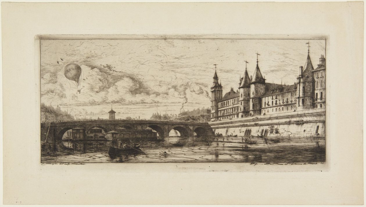 A Pont-au-Change alkotó: Charles Meryon