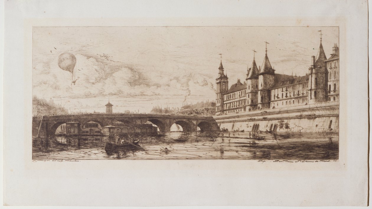 A Pont au Change híd alkotó: Charles Meryon
