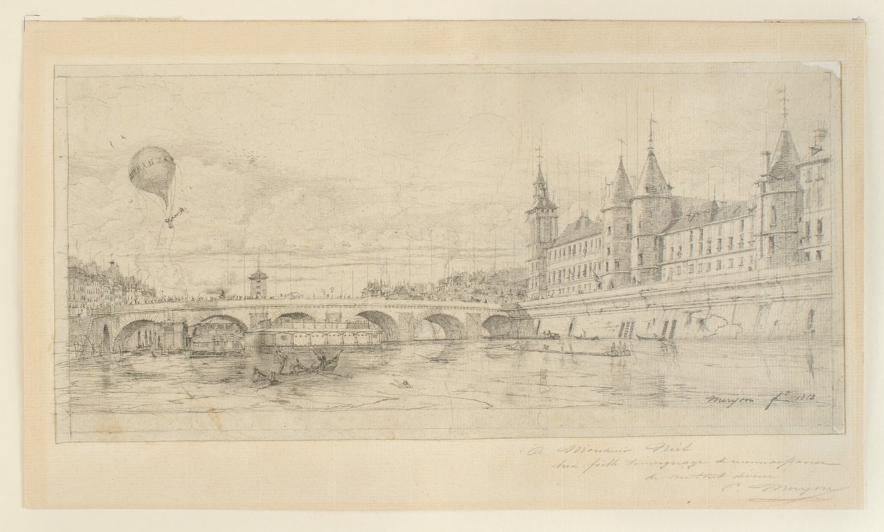 Pont au Change, Párizs alkotó: Charles Meryon