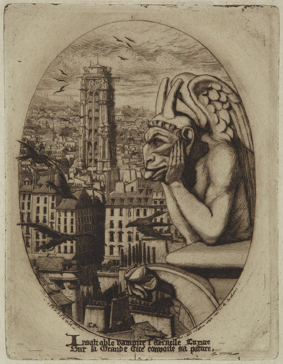 A Stryge alkotó: Charles Meryon